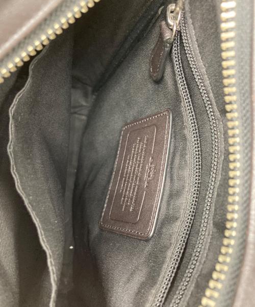 COACH（コーチ）COACH (コーチ) シグネチャーショルダーバック ブラウンの古着・服飾アイテム