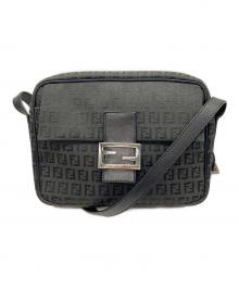 FENDI（フェンディ）の古着「ショルダーバッグ　ズッキーノ」｜ブラック