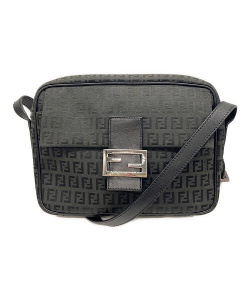 FENDI（フェンディ）FENDI (フェンディ) ショルダーバッグ　ズッキーノ ブラックの古着・服飾アイテム