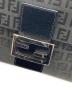 中古・古着 FENDI (フェンディ) ショルダーバッグ　ズッキーノ ブラック：60000円