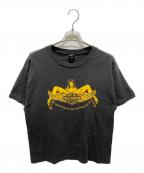 Hanes×HARLEY-DAVIDSONヘインズ×ハーレーダビッドソン）の古着「プリント半袖Tシャツ」｜ブラック