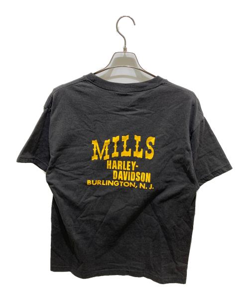 Hanes（ヘインズ）Hanes (ヘインズ) HARLEY-DAVIDSON (ハーレーダビッドソン) プリント半袖Tシャツ ブラック サイズ:Ｌの古着・服飾アイテム
