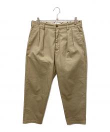 Schott（ショット）の古着「2タックワークパンツ」｜ベージュ