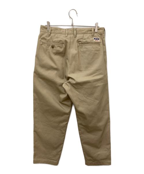 Schott（ショット）Schott (ショット) 2タックワークパンツ ベージュ サイズ:Lの古着・服飾アイテム