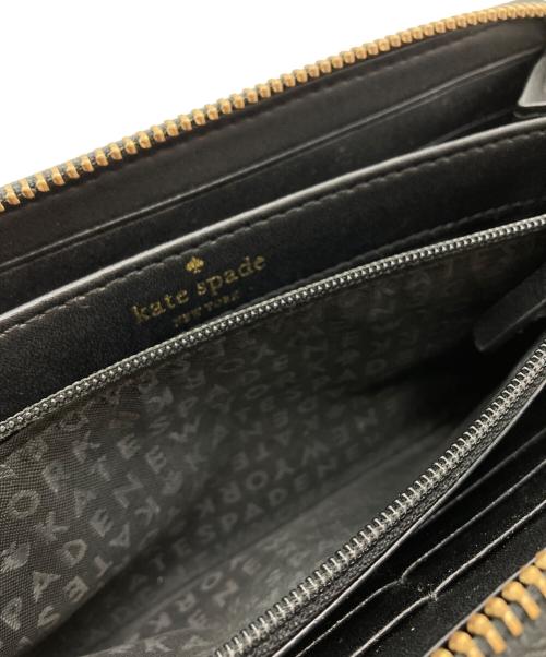 Kate Spade（ケイトスペード）Kate Spade (ケイトスペード) 長財布 ブラックの古着・服飾アイテム