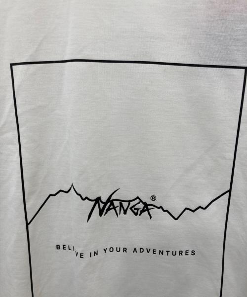 NANGA（ナンガ）NANGA (ナンガ) プリントTシャツ ホワイト サイズ:Lの古着・服飾アイテム
