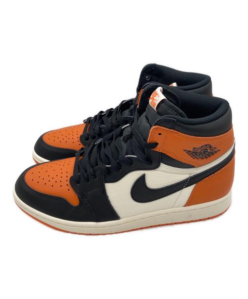 NIKE（ナイキ）NIKE (ナイキ) Air Jordan 1 Retro High OG ブラック×オレンジ サイズ:28.5の古着・服飾アイテム