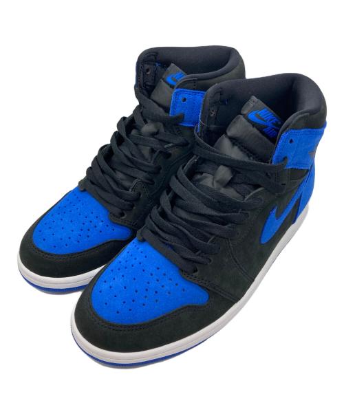 NIKE（ナイキ）NIKE (ナイキ) Air Jordan 1 Retro High OG ブラック×ブルー サイズ:28.5 未使用品の古着・服飾アイテム