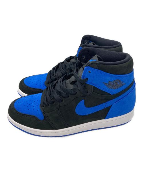 NIKE（ナイキ）NIKE (ナイキ) Air Jordan 1 Retro High OG ブラック×ブルー サイズ:28.5 未使用品の古着・服飾アイテム