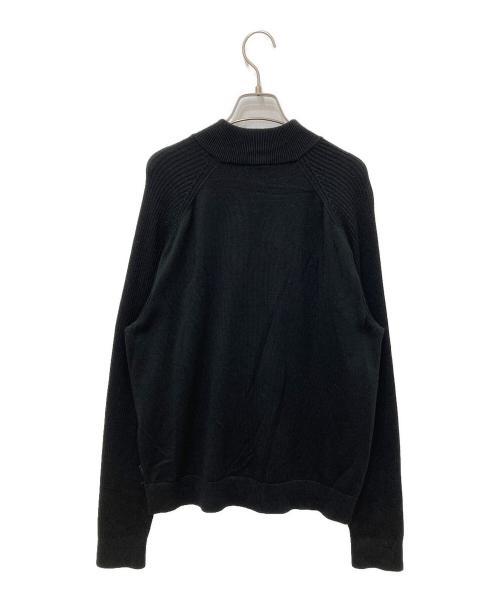 ARMANI EXCHANGE（アルマーニ エクスチェンジ）ARMANI EXCHANGE (アルマーニ エクスチェンジ) ジップアップニットカーディガン ブラック サイズ:Mの古着・服飾アイテム