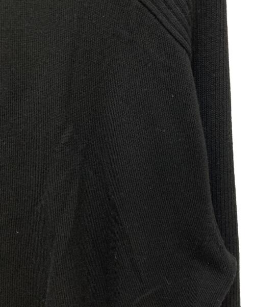 ARMANI EXCHANGE（アルマーニ エクスチェンジ）ARMANI EXCHANGE (アルマーニ エクスチェンジ) ジップアップニットカーディガン ブラック サイズ:Mの古着・服飾アイテム