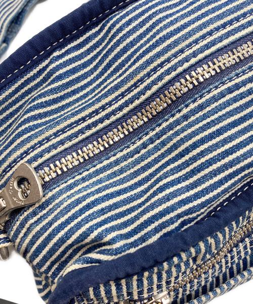 Porter Classic（ポータークラシック）Porter Classic (ポータークラシック) ヒッコリーリバーシブルショルダーバッグ インディゴの古着・服飾アイテム