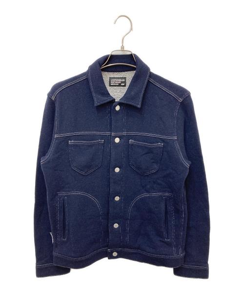 LOOPWHEELER（ループウィラー）LOOPWHEELER (ループウィラー) ウールトラッカージャケット ネイビー サイズ:Mの古着・服飾アイテム