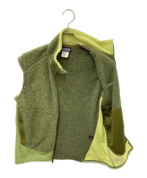 Patagonia（パタゴニア）Patagonia (パタゴニア) レギュレーター R2 フリースベスト 黄緑 サイズ:Ｍの古着・服飾アイテム
