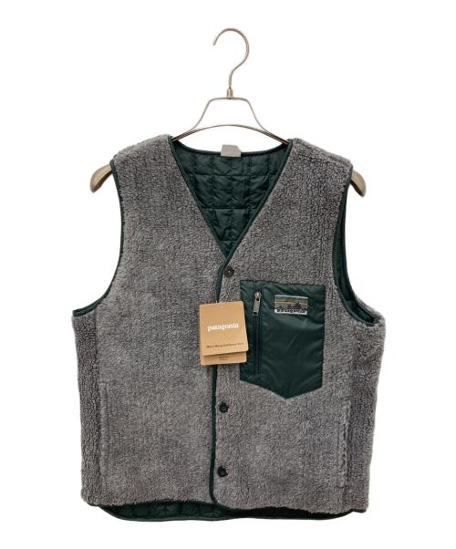 Patagonia（パタゴニア）Patagonia (パタゴニア) リバーシブルダウンベスト グレー サイズ:Mの古着・服飾アイテム