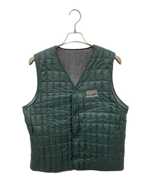 Patagonia（パタゴニア）Patagonia (パタゴニア) リバーシブルダウンベスト グレー サイズ:Mの古着・服飾アイテム