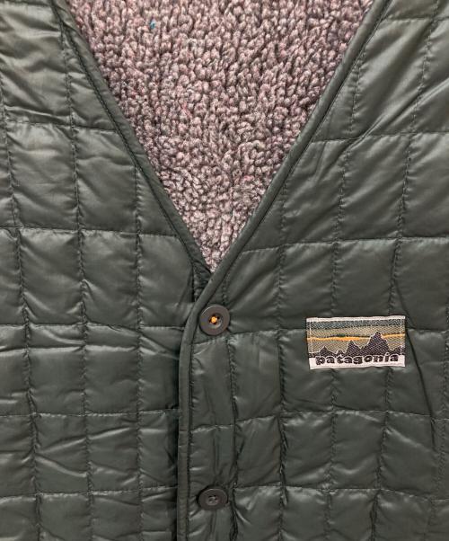 Patagonia（パタゴニア）Patagonia (パタゴニア) リバーシブルダウンベスト グレー サイズ:Mの古着・服飾アイテム
