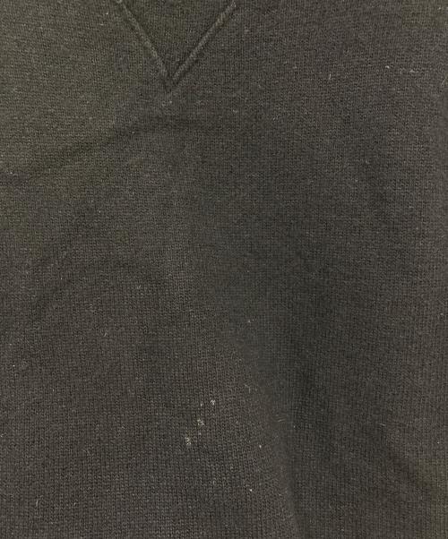 LOOPWHEELER（ループウィラー）LOOPWHEELER (ループウィラー) ウール混クルーネックニット ブラック サイズ:Sの古着・服飾アイテム