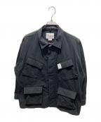 WTAPSダブルタップス）の古着「JUNGLE 02 / LS / NYCO. RIPSTOP」｜ブラック