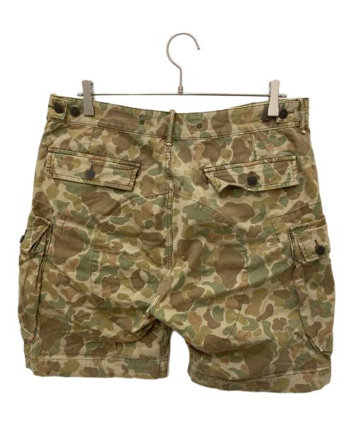 RRL（ダブルアールエル）RRL (ダブルアールエル) カモフラハーフパンツ ブラウン サイズ:34の古着・服飾アイテム
