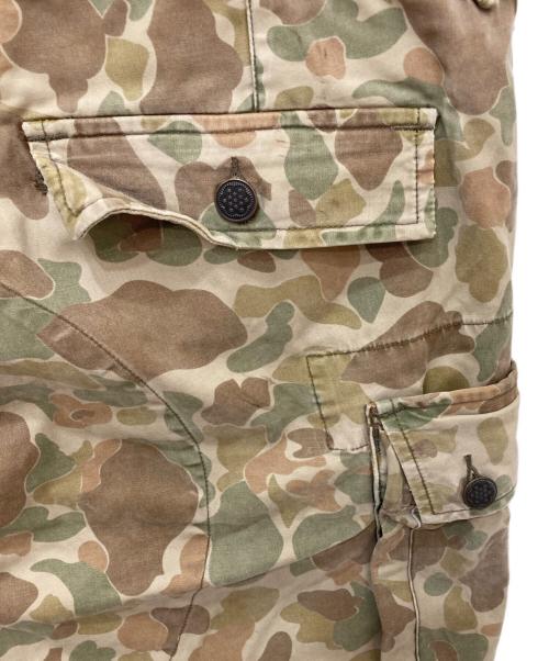 RRL（ダブルアールエル）RRL (ダブルアールエル) カモフラハーフパンツ ブラウン サイズ:34の古着・服飾アイテム