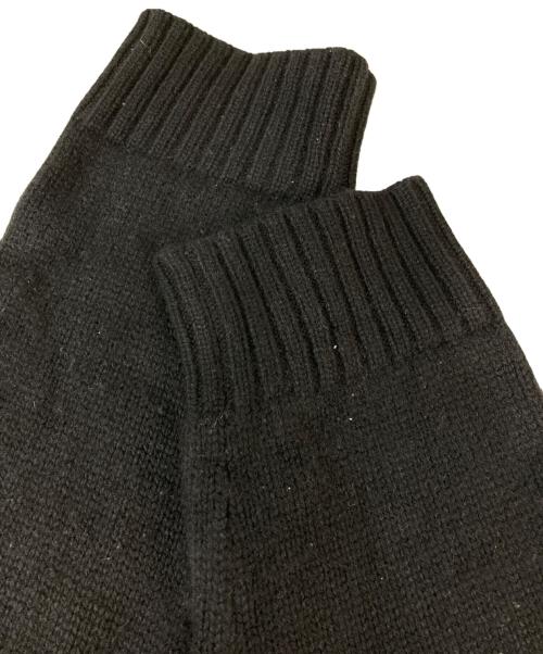 POLO RALPH LAUREN（ポロ・ラルフローレン）POLO RALPH LAUREN (ポロ・ラルフローレン) ラムウールポロベアニット ブラック サイズ:XLの古着・服飾アイテム