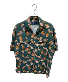 RALPH LAUREN（ラルフローレン）の古着「オープンカラー総柄シャツ」｜グリーン