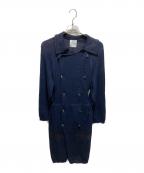 kota gushikenコウタグシケン）の古着「Knitted Washi Trench Coat」｜ネイビー