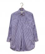 APPLETREESアップルツリーズ）の古着「All Over The World Shirts　オールオーバーザワールドシャツ」｜ブルー