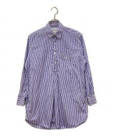 APPLETREES（アップルツリーズ）の古着「All Over The World Shirts　オールオーバーザワールドシャツ」｜ブルー