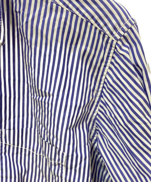 APPLETREES（アップルツリーズ）APPLETREES (アップルツリーズ) All Over The World Shirts　オールオーバーザワールドシャツ ブルー サイズ:Sの古着・服飾アイテム