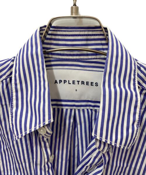 APPLETREES（アップルツリーズ）APPLETREES (アップルツリーズ) All Over The World Shirts　オールオーバーザワールドシャツ ブルー サイズ:Sの古着・服飾アイテム