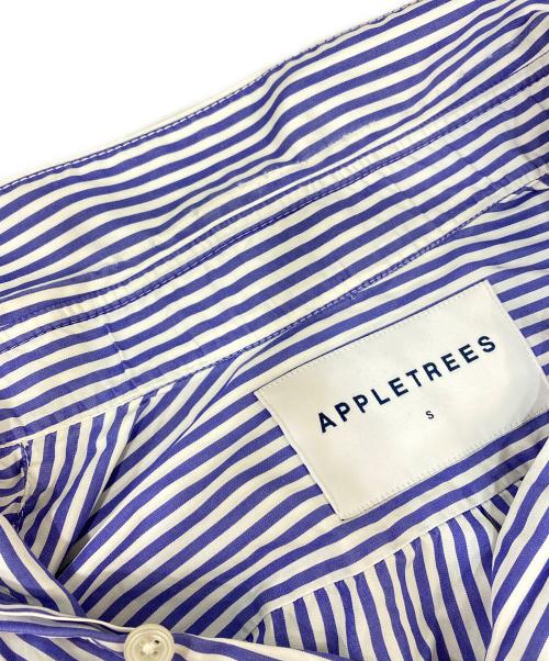APPLETREES（アップルツリーズ）APPLETREES (アップルツリーズ) All Over The World Shirts　オールオーバーザワールドシャツ ブルー サイズ:Sの古着・服飾アイテム