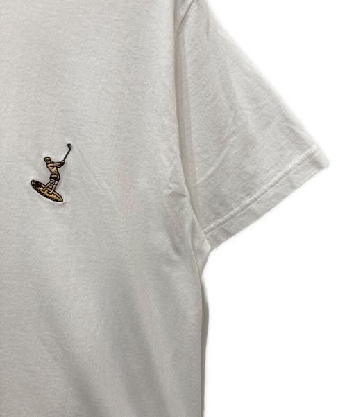 Pacific GOLF CLUB（パシフィックゴルフクラブ）Pacific GOLF CLUB (パシフィックゴルフクラブ) 半袖刺繍Ｔシャツ ホワイト サイズ:Lの古着・服飾アイテム