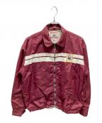 BIRDWELLバードウェル）の古着「COMPETITION JACKET」｜ボルドー