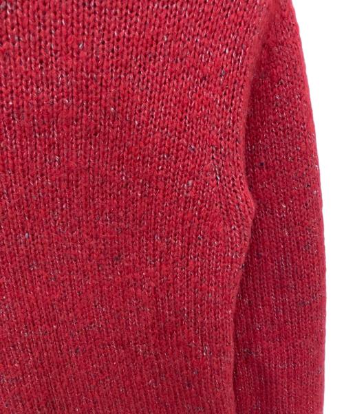 08sircus（ゼロエイトサーカス）08sircus (ゼロエイトサーカス) クルーネックニット レッド サイズ:5の古着・服飾アイテム