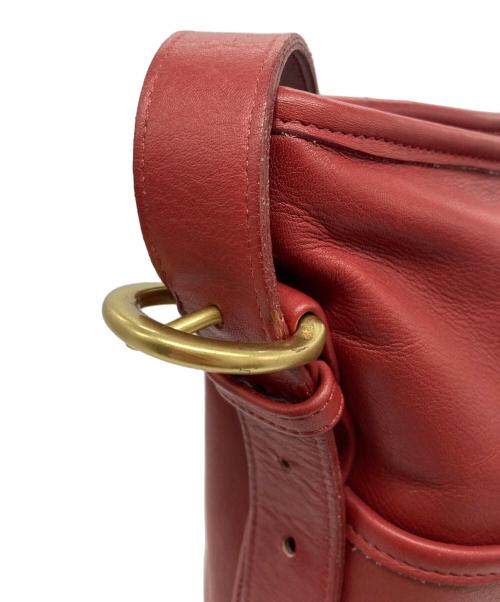 COACH（コーチ）COACH (コーチ) バケツ型ショルダーバッグ レッドの古着・服飾アイテム