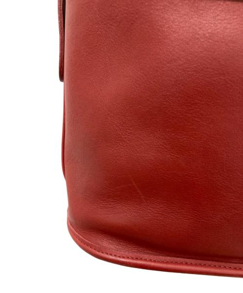 COACH（コーチ）COACH (コーチ) バケツ型ショルダーバッグ レッドの古着・服飾アイテム