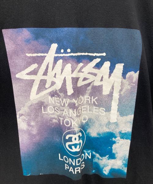 stussy（ステューシー）stussy (ステューシー) プリントTシャツ ブラック サイズ:Ｍの古着・服飾アイテム