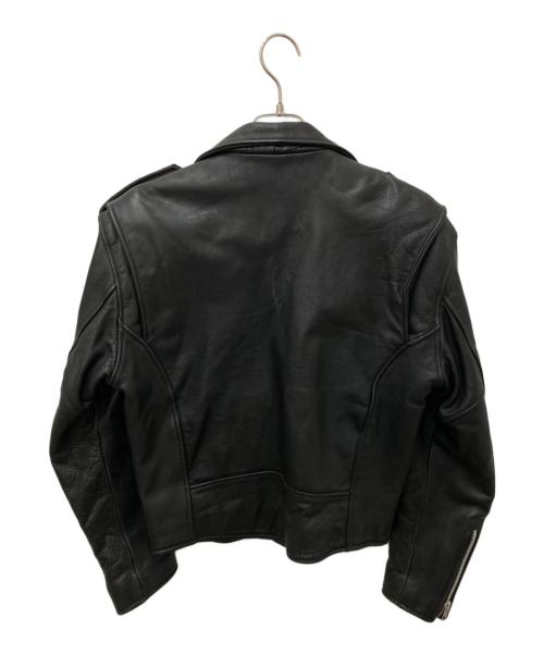 HARLEY-DAVIDSON（ハーレーダビッドソン）HARLEY-DAVIDSON (ハーレーダビッドソン) カウレザーダブルライダースジャケット ブラック サイズ:40の古着・服飾アイテム
