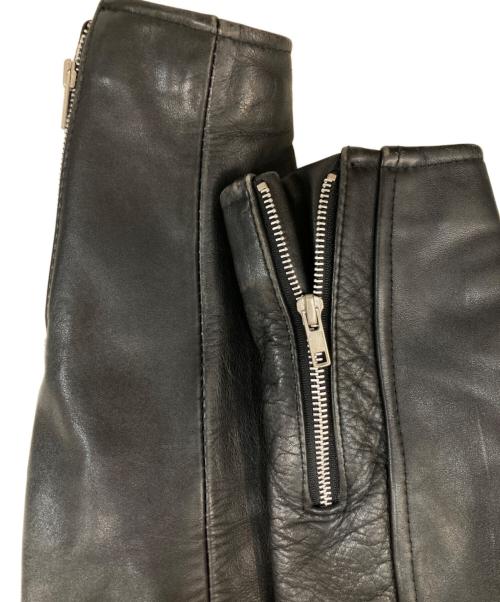 HARLEY-DAVIDSON（ハーレーダビッドソン）HARLEY-DAVIDSON (ハーレーダビッドソン) カウレザーダブルライダースジャケット ブラック サイズ:40の古着・服飾アイテム