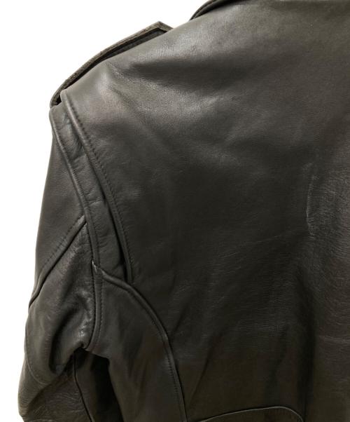 HARLEY-DAVIDSON（ハーレーダビッドソン）HARLEY-DAVIDSON (ハーレーダビッドソン) カウレザーダブルライダースジャケット ブラック サイズ:40の古着・服飾アイテム