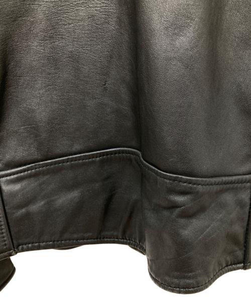 HARLEY-DAVIDSON（ハーレーダビッドソン）HARLEY-DAVIDSON (ハーレーダビッドソン) カウレザーダブルライダースジャケット ブラック サイズ:40の古着・服飾アイテム