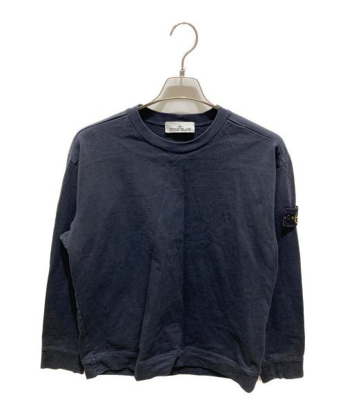 STONE ISLAND（ストーンアイランド）STONE ISLAND (ストーンアイランド) ガーメントタイダイスウェットロンT ネイビー サイズ:Ｍの古着・服飾アイテム