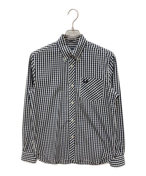 FRED PERRY（フレッドペリー）FRED PERRY (フレッドペリー) チェックシャツ ネイビー サイズ:36の古着・服飾アイテム