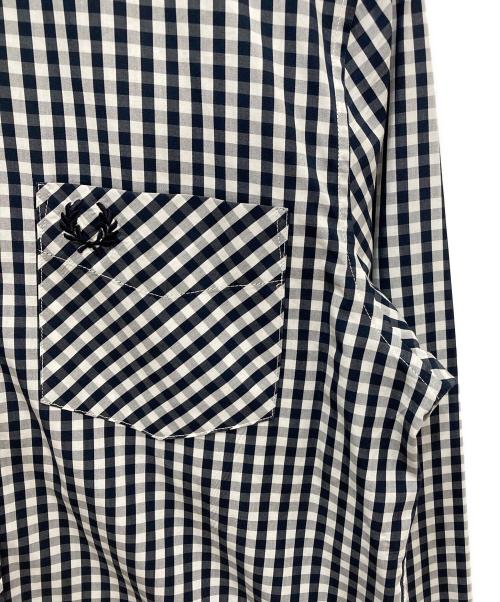 FRED PERRY（フレッドペリー）FRED PERRY (フレッドペリー) チェックシャツ ネイビー サイズ:36の古着・服飾アイテム