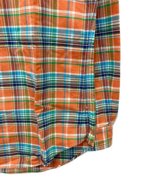 RALPH LAUREN（ラルフローレン）RALPH LAUREN (ラルフローレン) チェックシャツ オレンジ サイズ:Mの古着・服飾アイテム