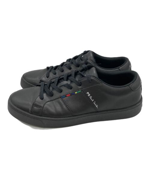 PS Paul Smith（ＰＳポールスミス）PS Paul Smith (ＰＳポールスミス) ローカットスニーカー ブラック サイズ:8の古着・服飾アイテム