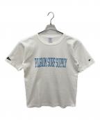 Champion×Pilgrimチャンピオン×ピルグリム）の古着「プリントTシャツ」｜ホワイト