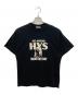 Hysteric Glamour（ヒステリックグラマー）の古着「MAKE MY DAY Tシャツ」｜ブラック